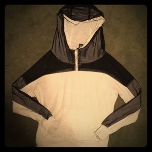 Black and white hoodie